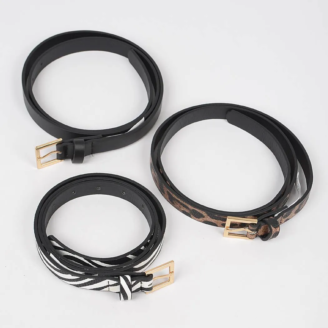 3Pcs Belt Set