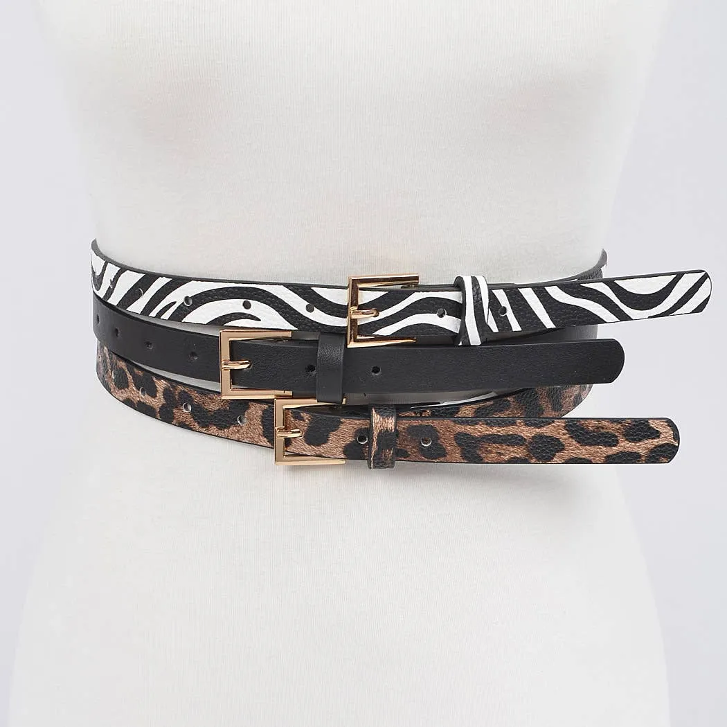 3Pcs Belt Set
