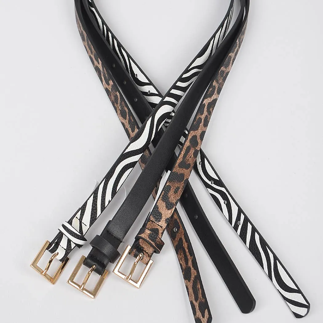 3Pcs Belt Set