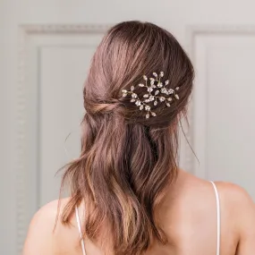 Crystal Flower Wedding Hair Pin (x3) - 'Uma'