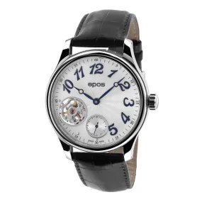 EPOS Timeless Sapphire Crystal Dress Hand-Wound Watch