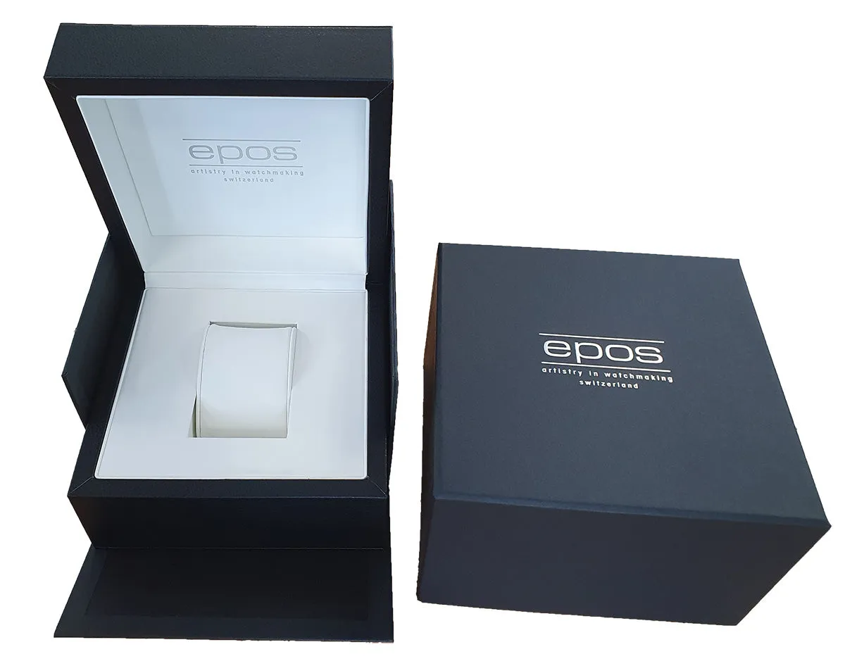 EPOS Timeless Sapphire Crystal Dress Hand-Wound Watch