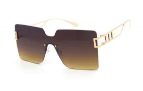 Fashion Rimless Square Sunglasses