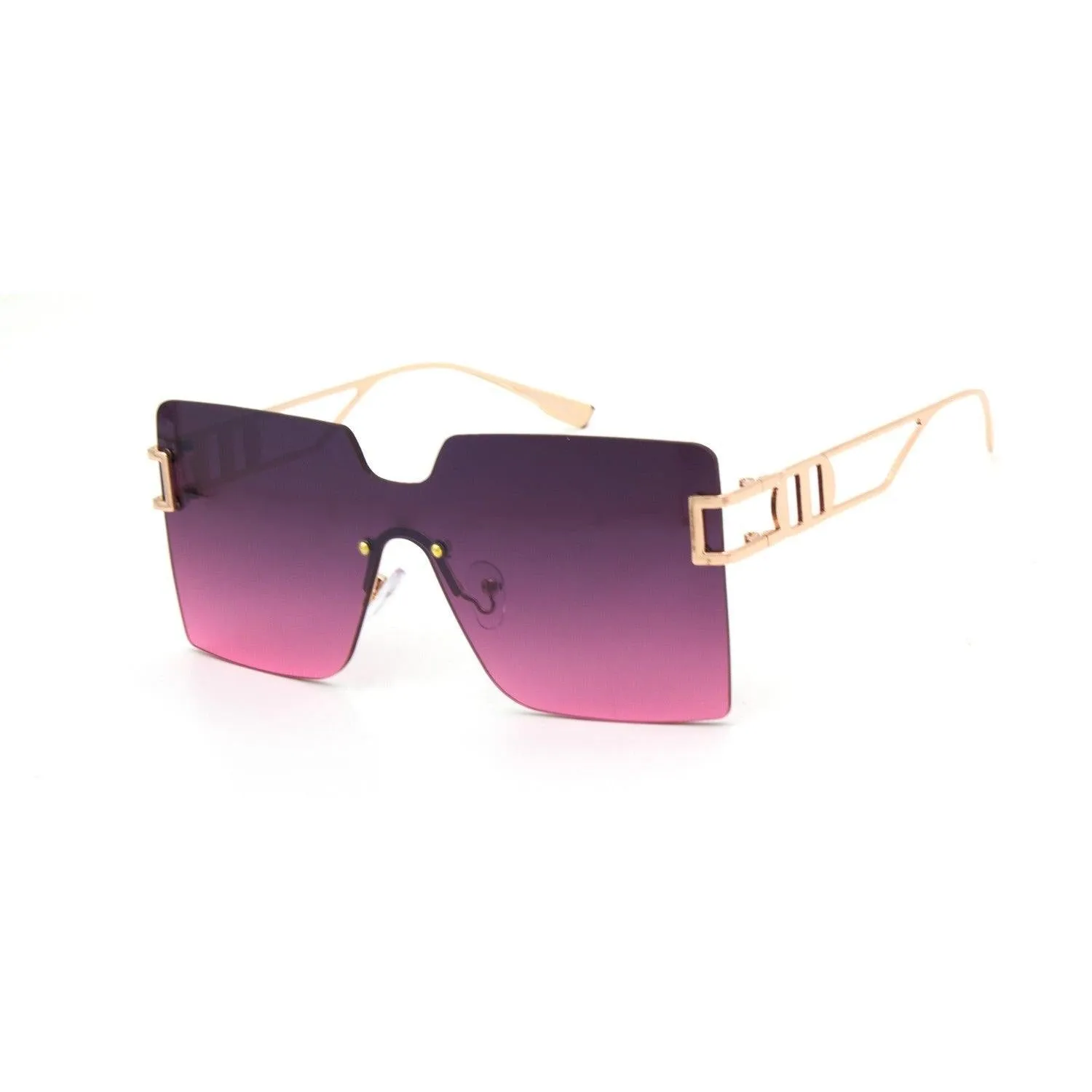 Fashion Rimless Square Sunglasses