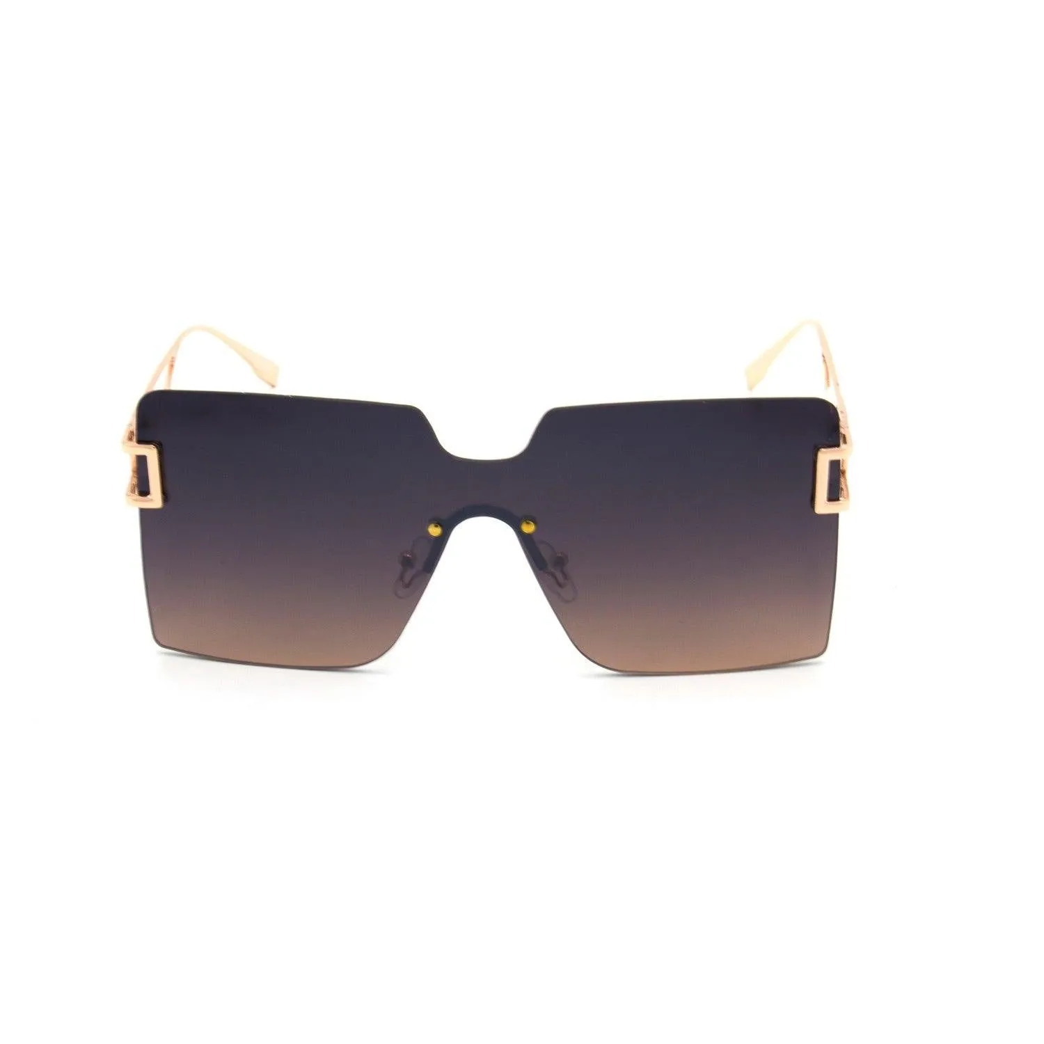 Fashion Rimless Square Sunglasses