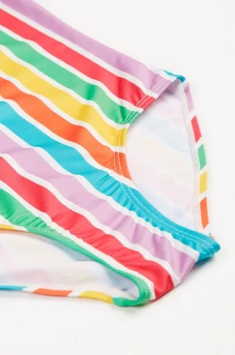 Frugi Marina Swimsuit - Summer Stripe