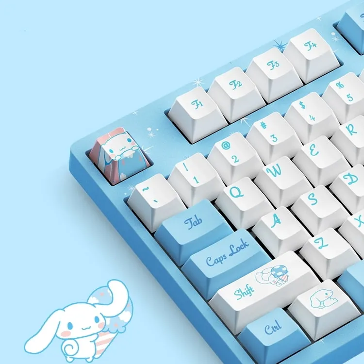Kawaii Cinnamoroll Co-branded Wired Mechanical Keyboard