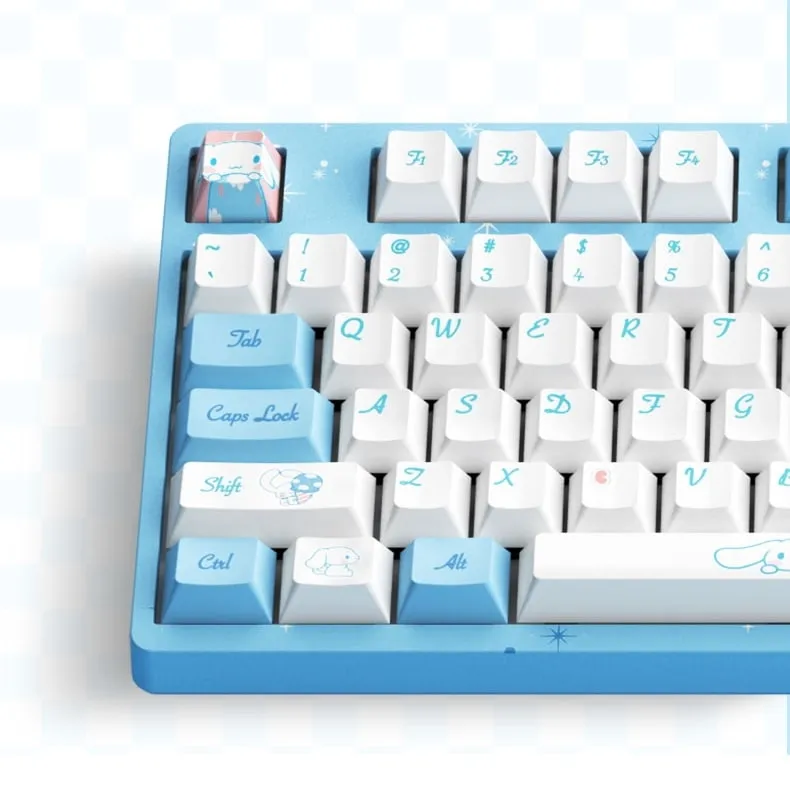 Kawaii Cinnamoroll Co-branded Wired Mechanical Keyboard
