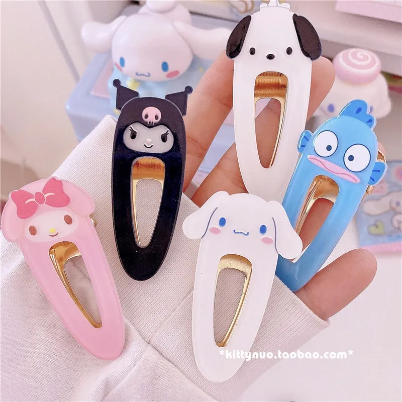 Kawaii Sanrios Anime Clip Card  3 PCS
