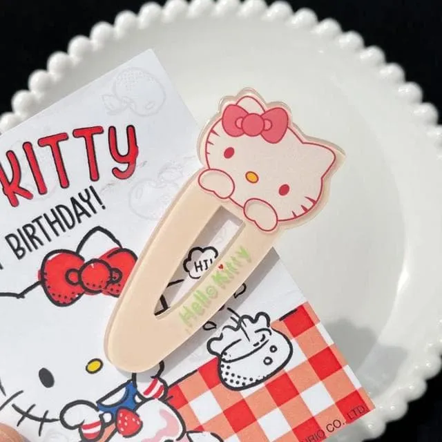 Kawaii Sanrios Anime Clip Card  3 PCS