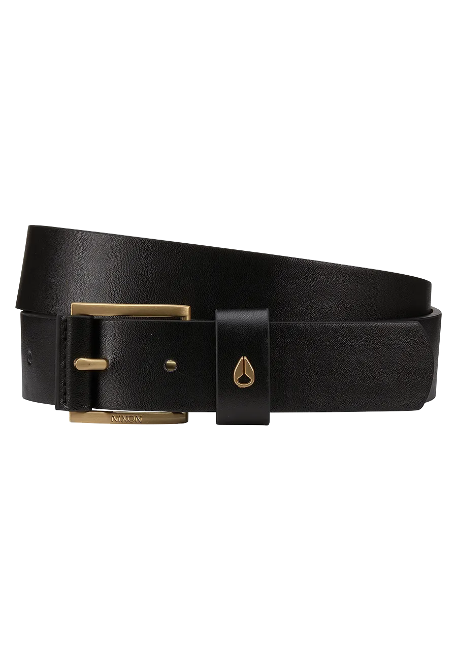 Nixon Americana Vegan Blet - Black/Gold