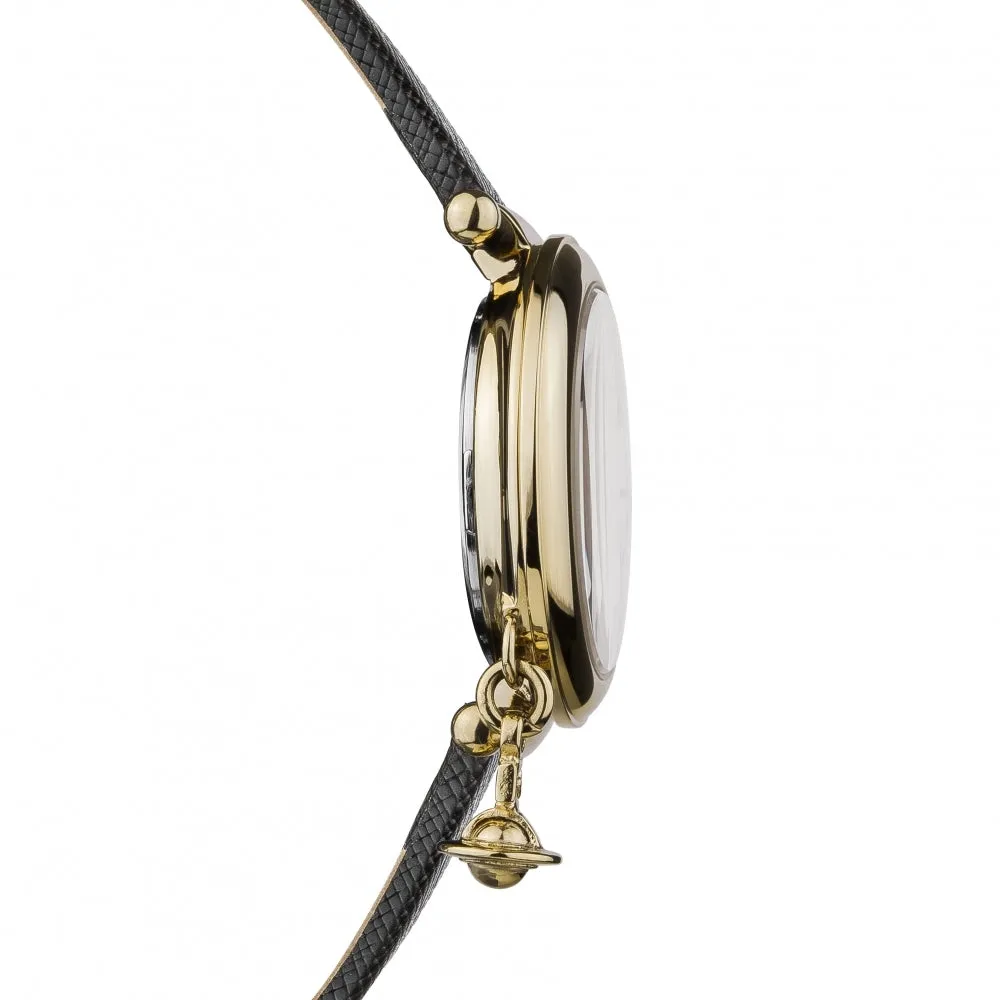 Orb Heart Watch - Gold & Black - VV006GDBLK