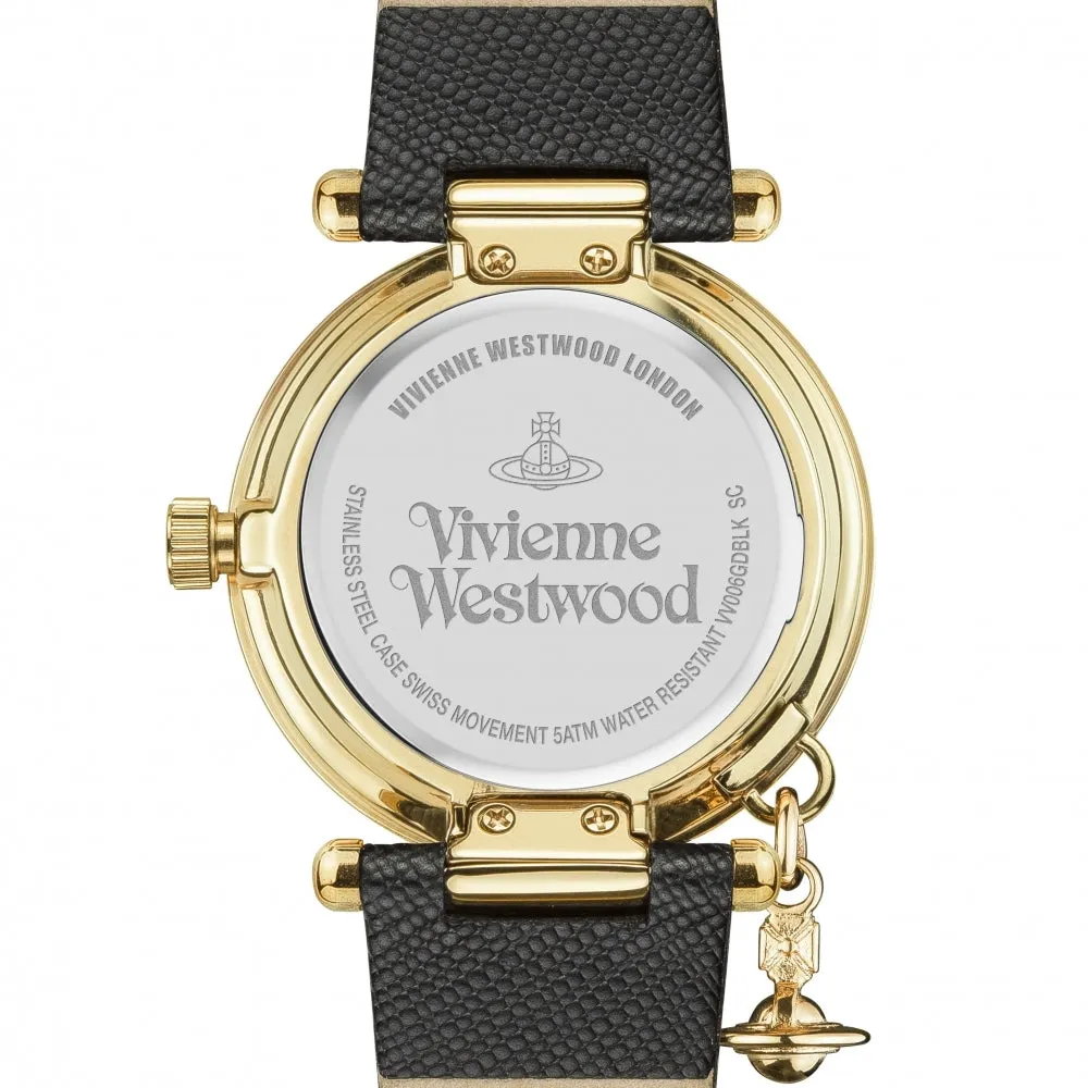 Orb Heart Watch - Gold & Black - VV006GDBLK