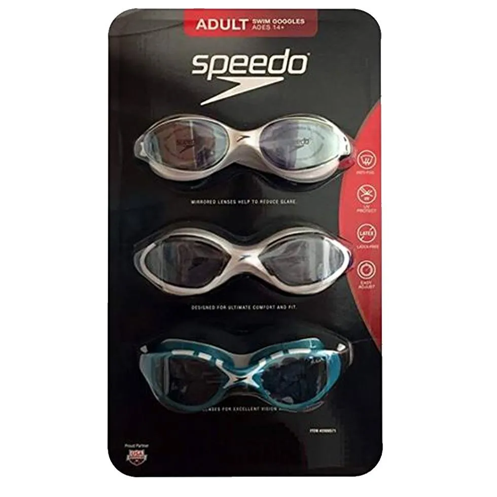 Speedo Adult Swimming Goggles (sold per piece,available color:  blue)