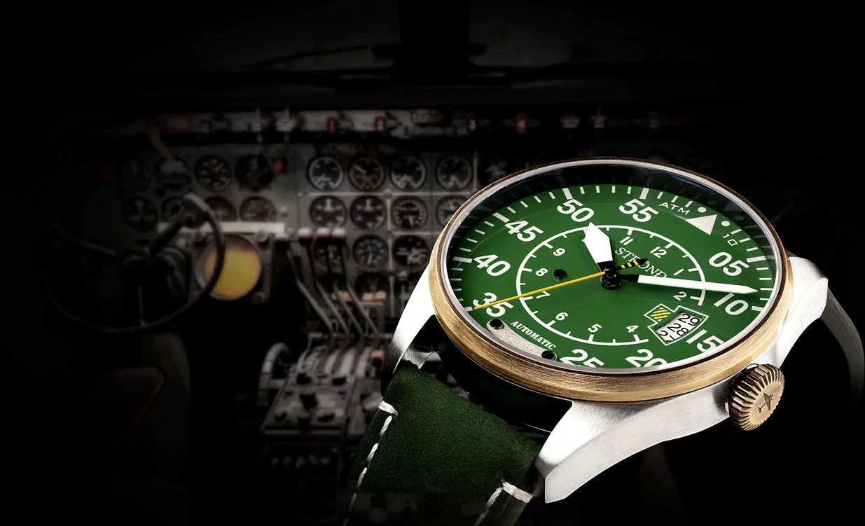 STROND DC-4 vintage automatic army green dial