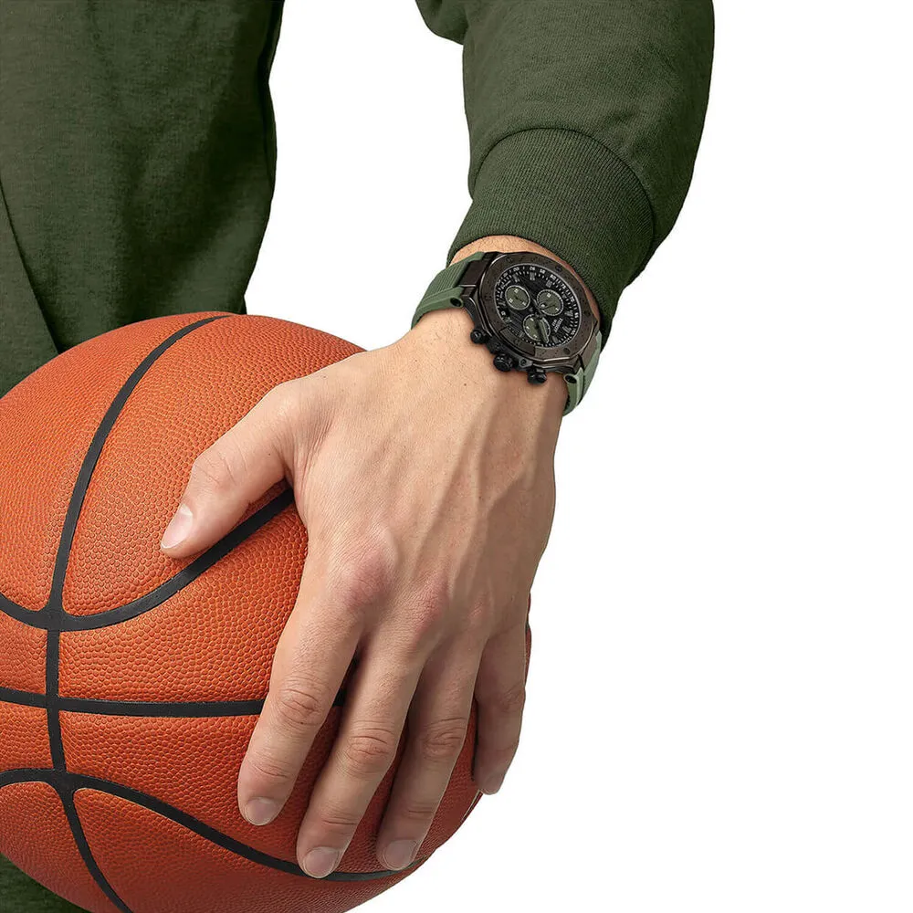 T-Race Chronograph Navy Green 45MM Watch