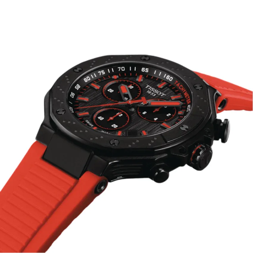 T-Race Red/Black 45MM Watch