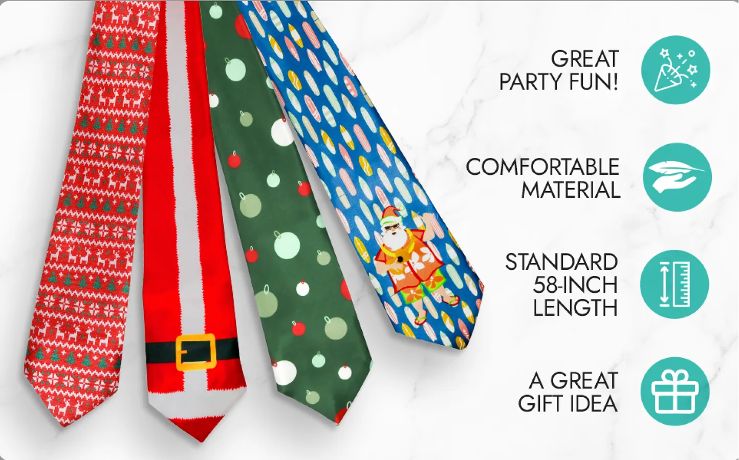 Ugly Sweater Necktie for Christmas