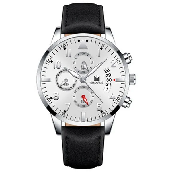 W149 Black Band Silver Rexler Collection Quartz Watch