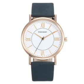 W205 Denim Blue Gold White Face Student Collection Quartz Watch